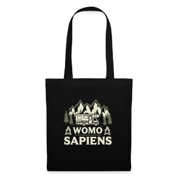Womo Sapiens - Stoffbeutel - Schwarz - Vorne