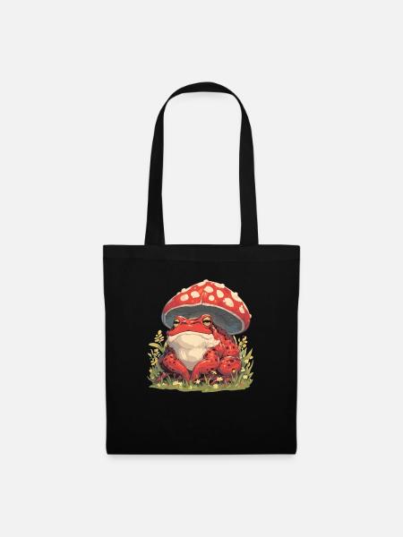 Toad Kröten Kröte - Stoffbeutel - Schwarz