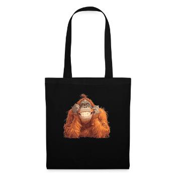 Orangs-outans Orangs-outans - Sac en tissu - noir - Devant