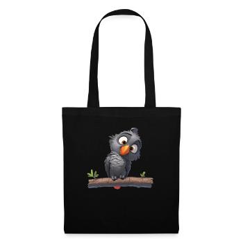 Gray Parrot Graupapageis Graupapagei - Tote Bag - black - Front