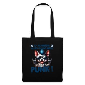 I don't care - Schmeiss alles hin werd Punk Punkrock - Tote Bag - black - Front
