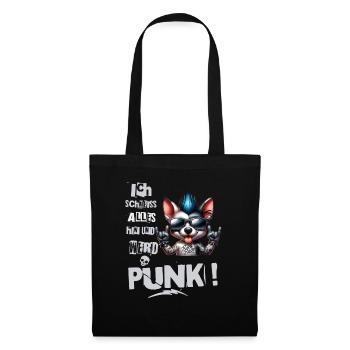 Je m’en fiche - Schmeiss alles hin werd Punk Punkrock - Sac en tissu - noir - Devant