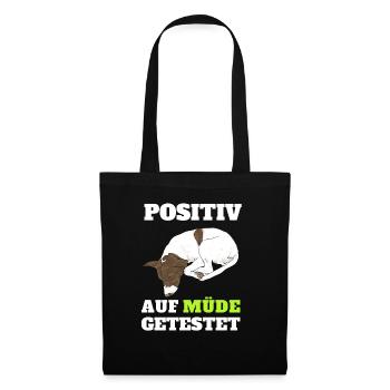 Lazy Tshirt Funny Funny Humor Sarcasm Tired - Tote Bag - black - Front