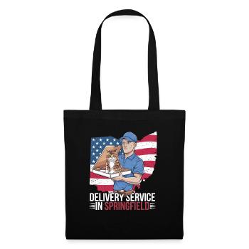 Delivery Service OH Debate  Harris Eating - Tote Bag - black - Front