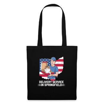 Delivery Service OH Debate  Harris Eating - Tote Bag - black - Front