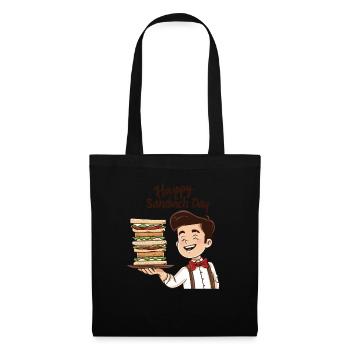 Sandwich Day Snack Celebration Sandwich - Tote Bag - black - Front