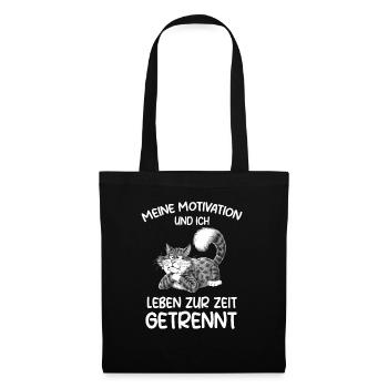 Lazy Tshirt Work Funny Funny Sarcasm Office - Tote Bag - black - Front
