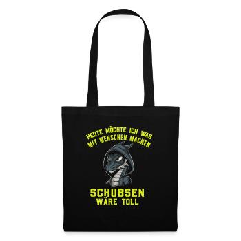 Dragon Irony Funny Work Funny Funny Antisocial - Tote Bag - black - Front