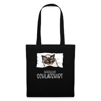 Official Himalayan Cat Pajamas Official Sleep Shirt - Tote Bag - black - Front
