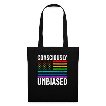 Gleichheit LGBTQ Rainbow Flag LGBTQ Stolz - Stoffbeutel - Schwarz - Vorne