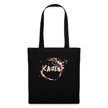Hiragana Katakana Kaizen-methode Kaizen - Stoffbeutel - Schwarz - Vorne