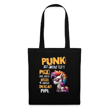 Punk Rock - I'm old but punk is not dead - Tote Bag - black - Front