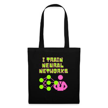 Deep Learning Neural Network Data Scientist Funny - Tote Bag - black - Front