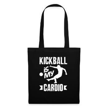 Légende du joueur de kickball - Sac en tissu - noir - Devant