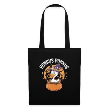 Honkus Ponkus Funny Duck Witch Halloween Magic - Tote Bag - black - Front