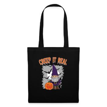 Mignon Halloween Fantôme Halloween - Sac en tissu - noir - Devant