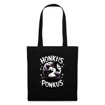 Honkus Ponkus Funny Duck Witch Halloween Magic - Tote Bag - black - Front