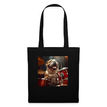 Dog - Tote Bag - black - Front