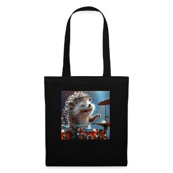 Hedgehog - Tote Bag - black - Front
