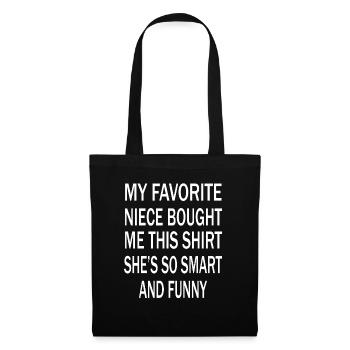 My Favorite Niece Bought Me This Funny Uncle - Tote Bag - black - Front