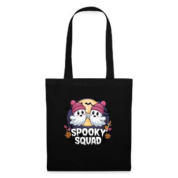 Halloween Spooky Squad Ghost with Hat - Tote Bag - black - Front