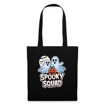 Halloween Spooky Squad Ghost with Hat - Tote Bag - black - Front