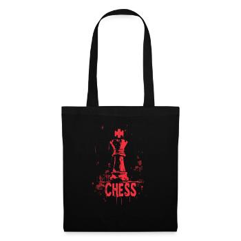 Queen Chess Masterpiece Design - Tote Bag - black - Front