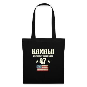 We are not going back kamala Us - Tote Bag - black - Front