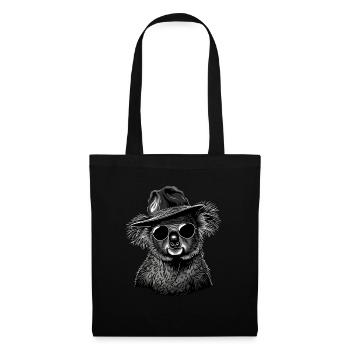 Koala - Sac en tissu - noir - Devant