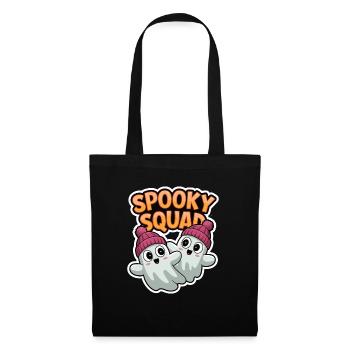 Halloween Spooky Squad Ghost with Hat - Tote Bag - black - Front