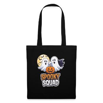 Halloween Spooky Squad Ghost with Hat - Tote Bag - black - Front