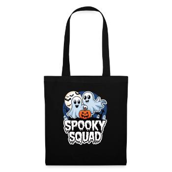 Halloween Spooky Squad Ghost with Hat - Tote Bag - black - Front