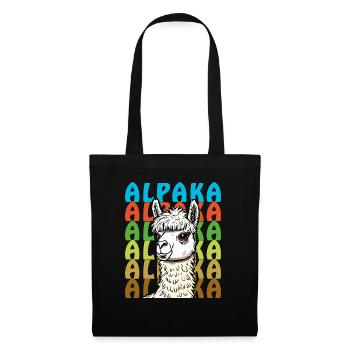 ALPAKA - Stoffbeutel - Schwarz - Vorne