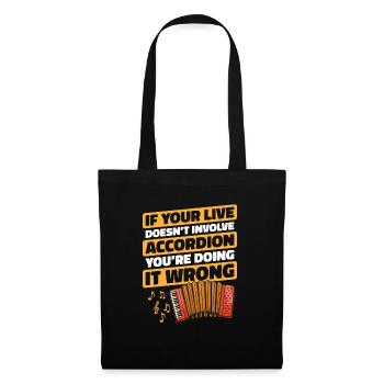 Accordion - Tote Bag - black - Front