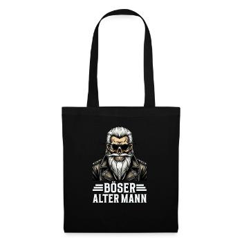 Bad Old Man Motorcycle Biker Saying Funny - Tote Bag - black - Front