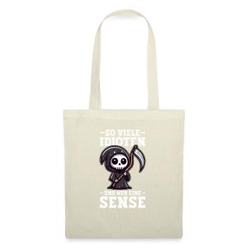 So many idiots and just a scythe of sarcasm - Tote Bag - nature - Front