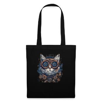 Steam Punk Art Funky Steampunk - Tote Bag - black - Front