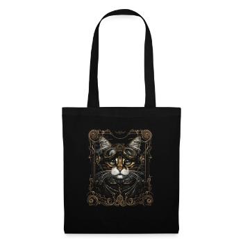 Steam Punk Art Funky Steampunk - Tote Bag - black - Front