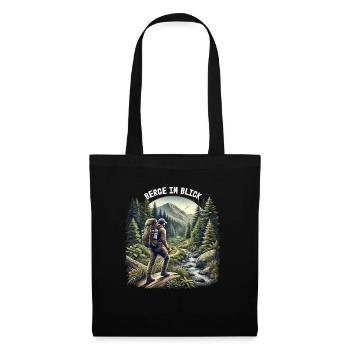 Mountains in view - Tote Bag - black - Front