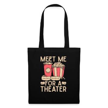 Théâtre musical Retrouvez-moi pour une scénographie théâtrale - Sac en tissu - noir - Devant