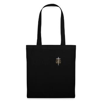 Jésus-Christ Chrétien Christianisme Dieu Bible - Sac en tissu - noir - Devant