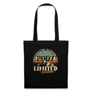 Vintage 2007 Vintage Birthday Retro Gift - Tote Bag - black - Front