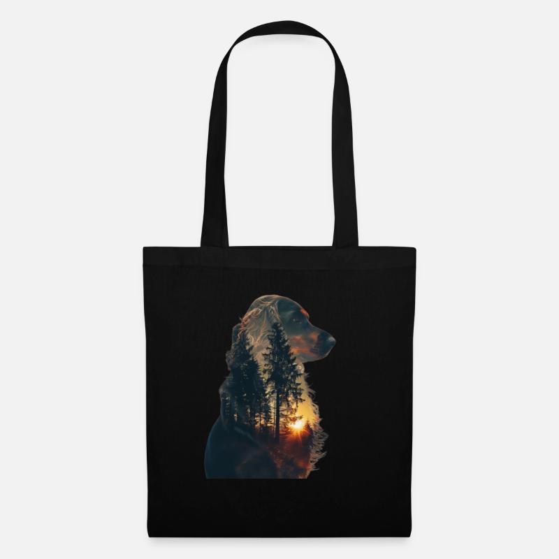 Cocker Spaniel - Stoffbeutel - Schwarz