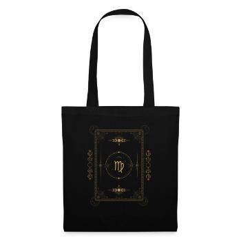 Conception astrologique du zodiaque Lion - Sac en tissu - noir - Devant
