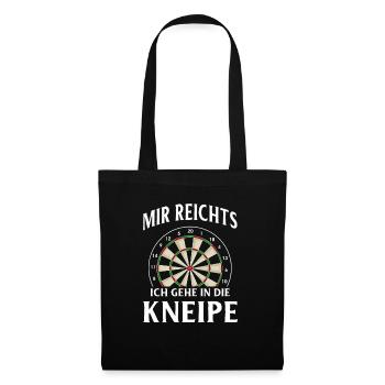Cadeau de fléchettes Jeu de fléchettes Bullseye - Sac en tissu - noir - Devant