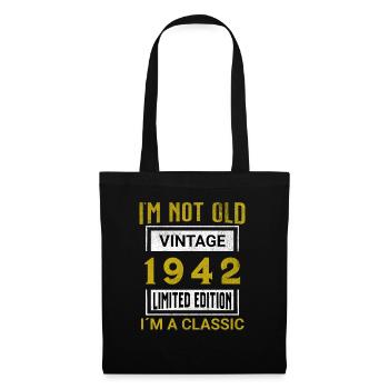 Birthday 83 years old I'm not old I ́m classic - Tote Bag - black - Front