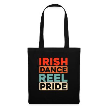 Danse Irlandaise Irischer Tanz - Sac en tissu - noir - Devant