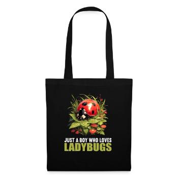 Ladybug Marienkäfer - Tote Bag - black - Front