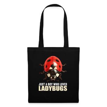Ladybug Marienkäfer - Tote Bag - black - Front