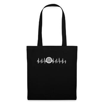Cadeau de fléchettes Jeu de fléchettes Bullseye - Sac en tissu - noir - Devant